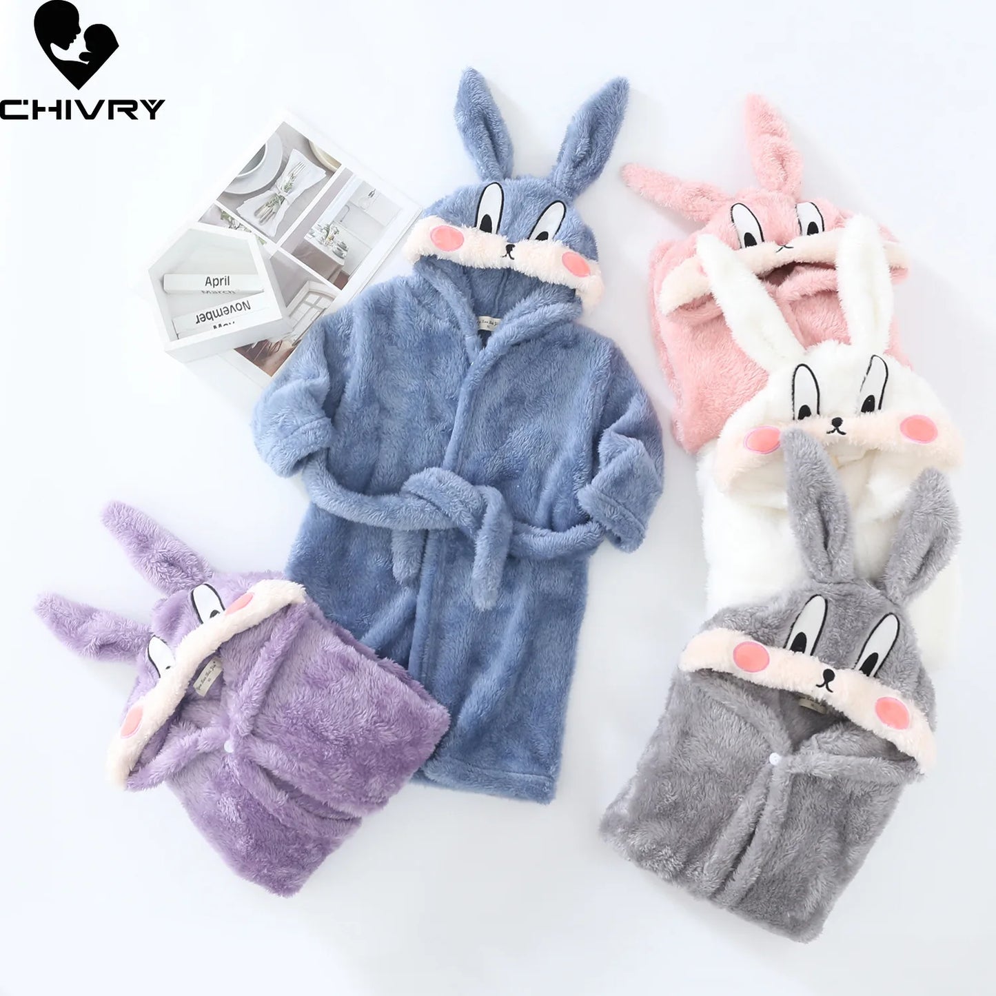 Peignoir Enfant Lapin