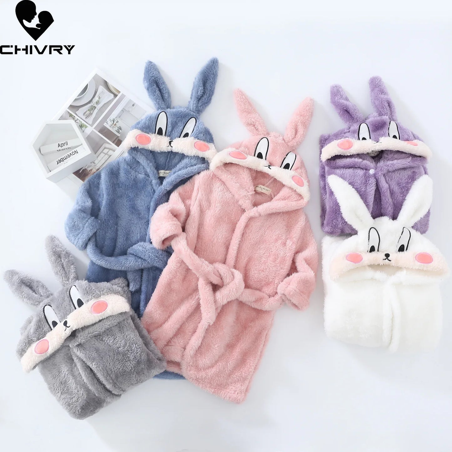 Peignoir Enfant Lapin