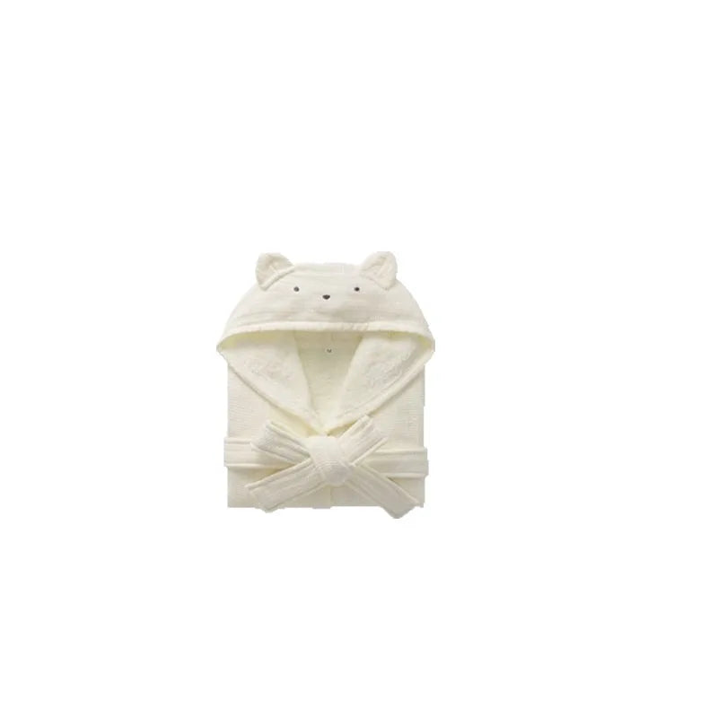 Peignoir Nid d’Abeille Ours