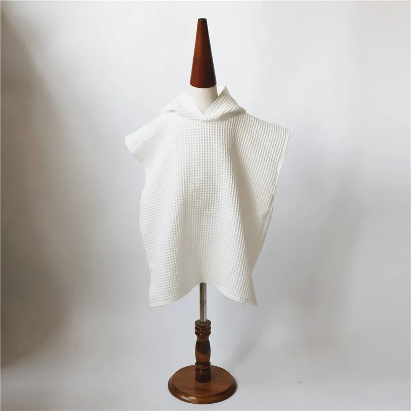 Poncho Bébé Nid d’Abeille