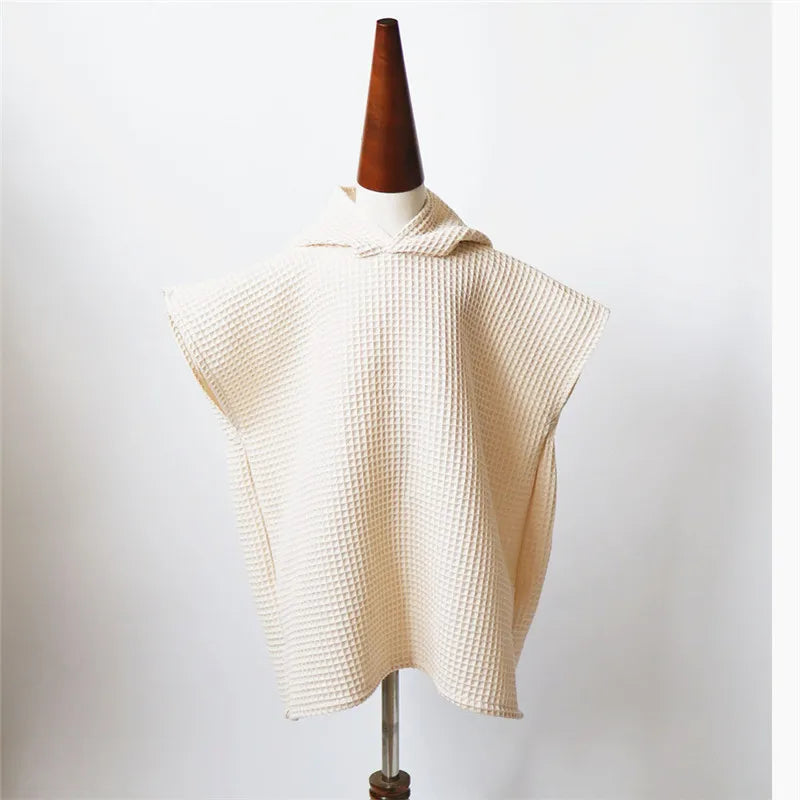 Poncho Bébé Nid d’Abeille