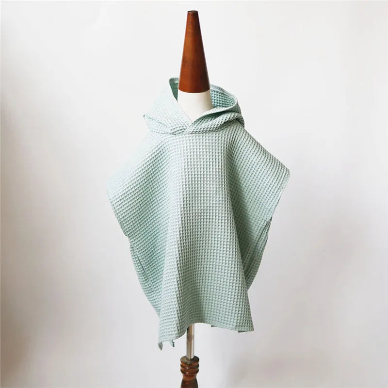 Poncho Bébé Nid d’Abeille