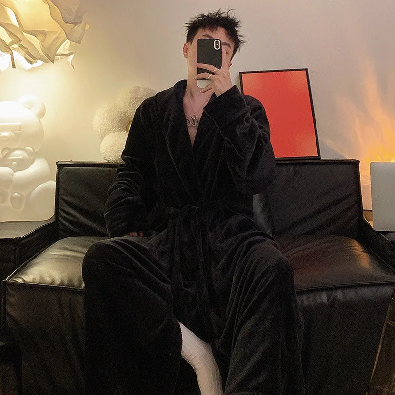 Peignoir Long Homme