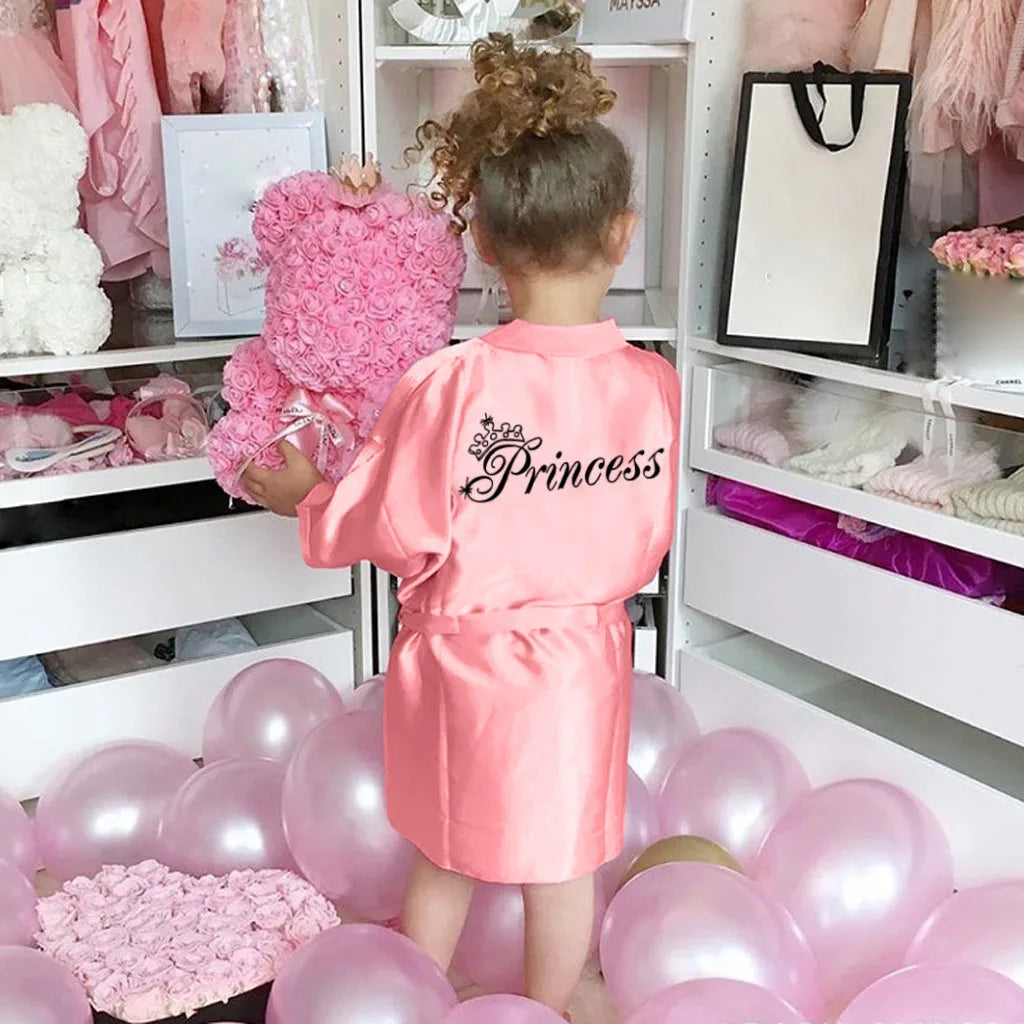 Peignoir Satiné Princesse