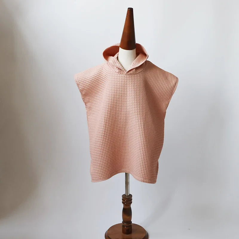 Poncho Bébé Nid d’Abeille