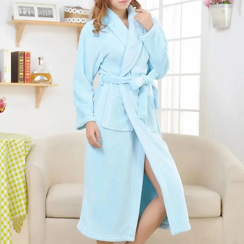 Peignoir Femme Bleu