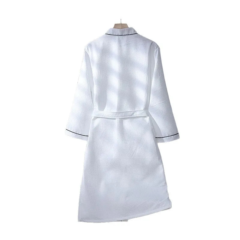 Peignoir Coton Nid d’Abeille
