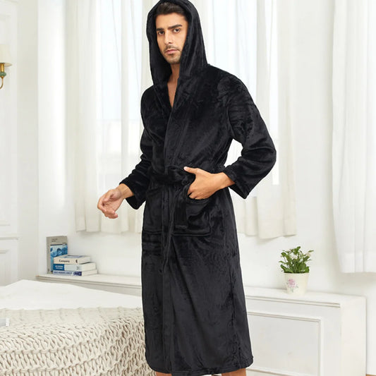 Peignoir Homme Capuche