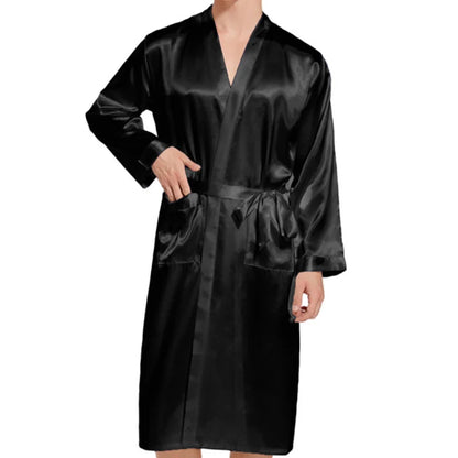 Peignoir Satin Homme