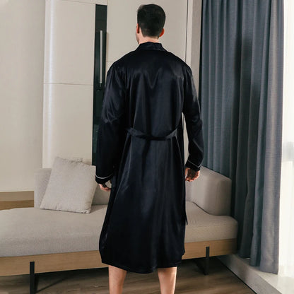 Peignoir Chic Satin Homme