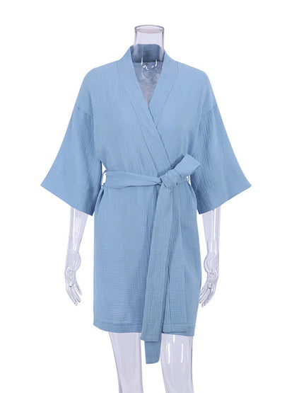 Robe Peignoir Coton Léger