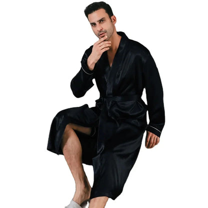 Peignoir Chic Satin Homme