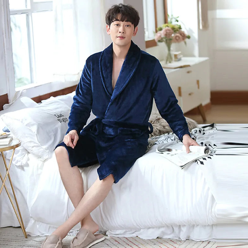 Peignoir Homme Court