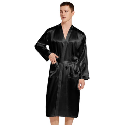 Peignoir Satin Homme