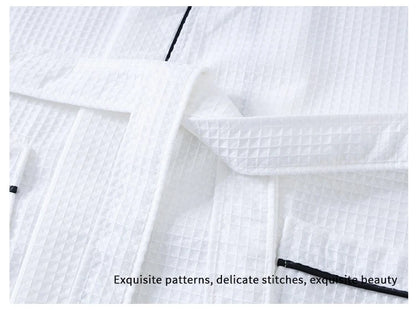 Peignoir Coton Nid d’Abeille