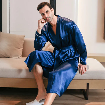 Peignoir Chic Satin Homme