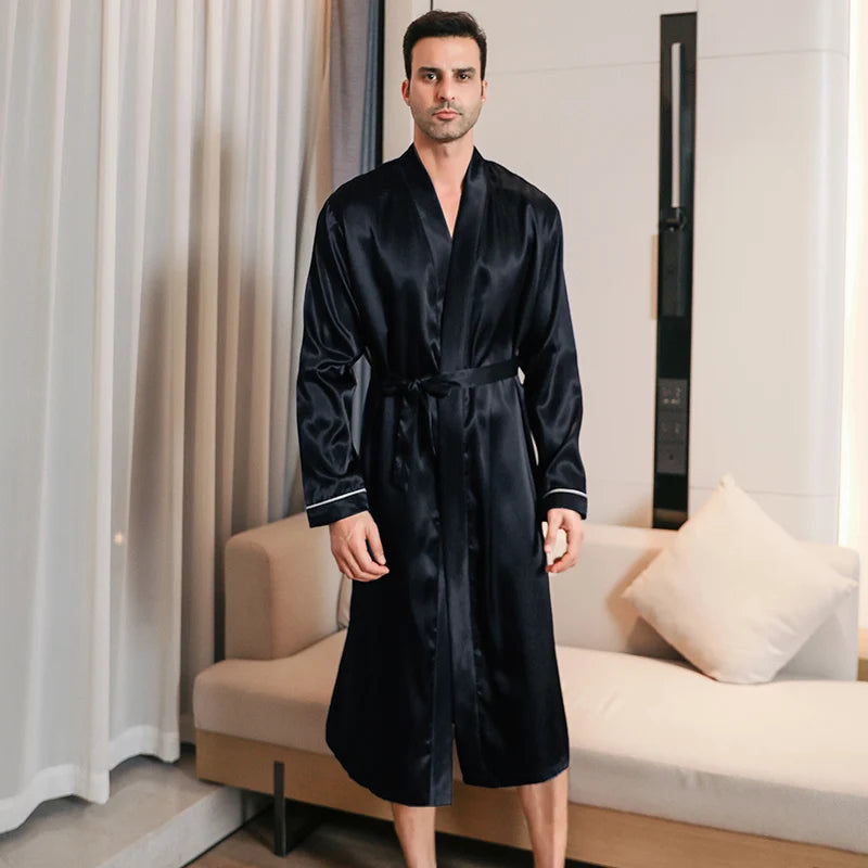 Peignoir Chic Satin Homme