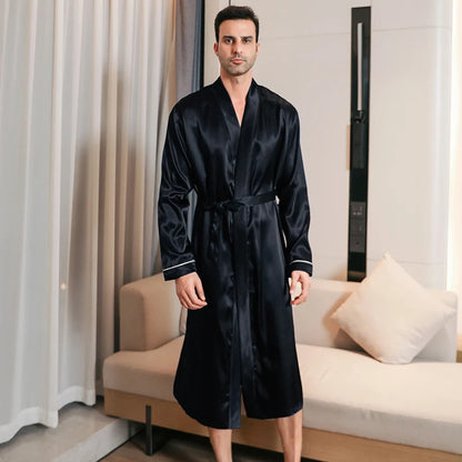 Peignoir Chic Satin Homme