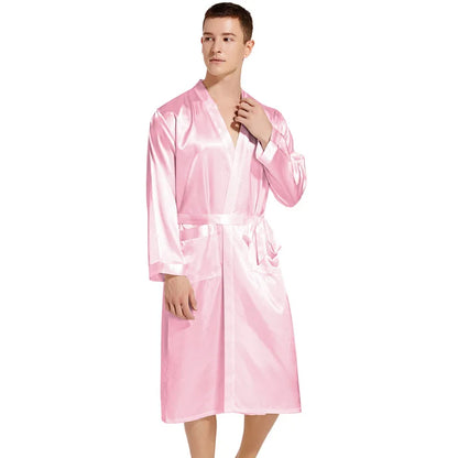 Peignoir Satin Homme